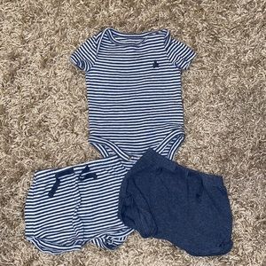 Gap kids "first favorites" onesie + 2 shorts!